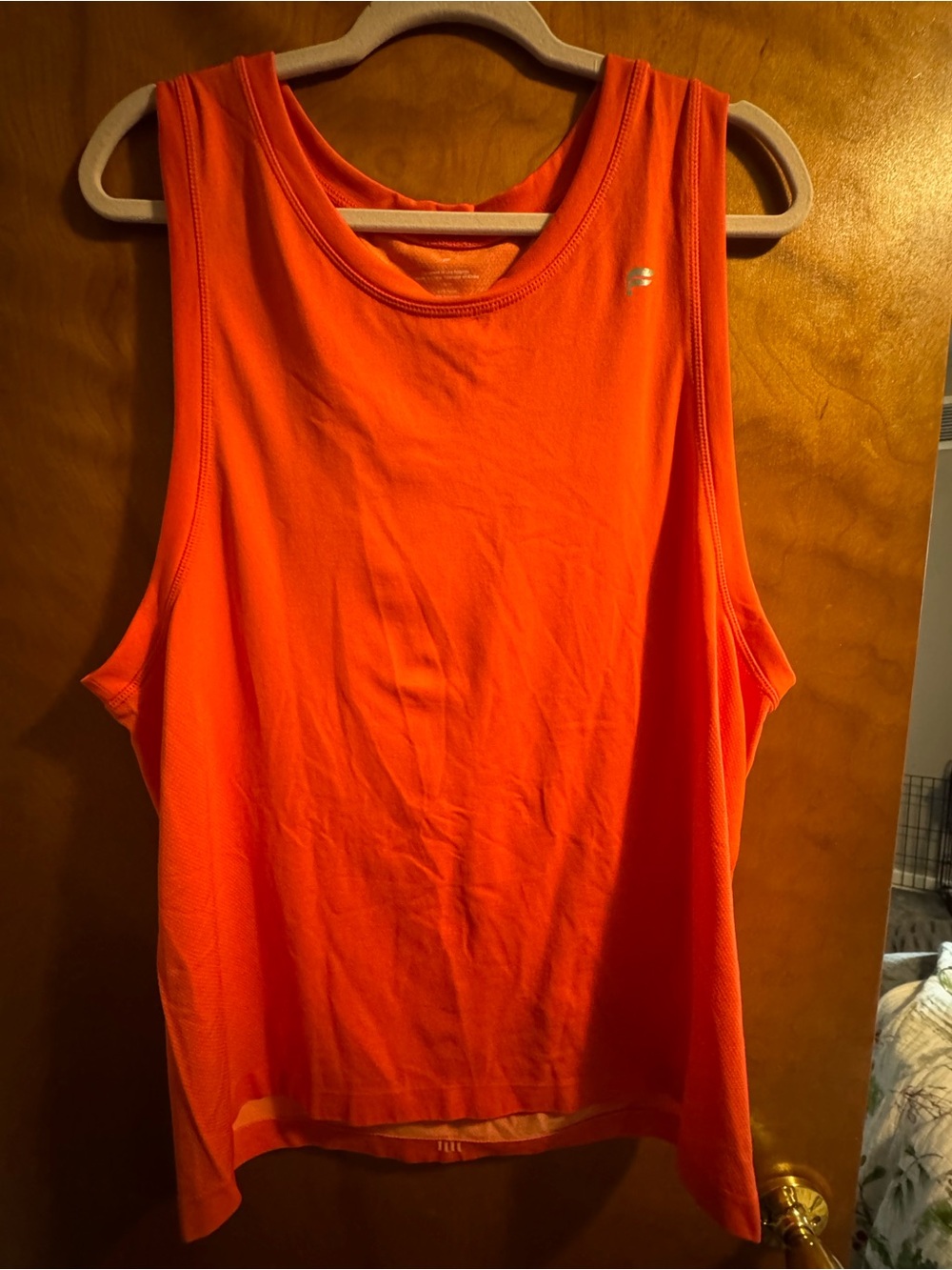 Fabletics Men’s Orange Athletic Tank Top
